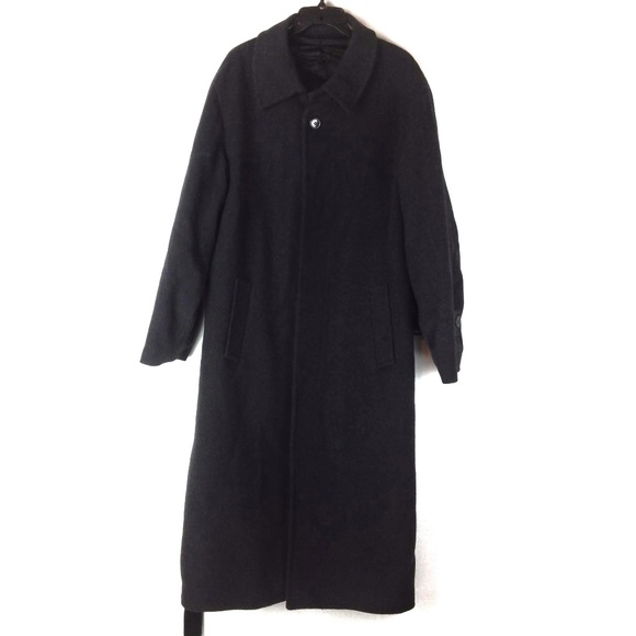 Wool and Cashmere Napoleon Trench Coat - Picture 3 of 8